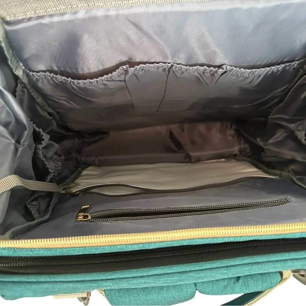 DEBUG Baby Diaper Bag Backpack Green Large Capacity Waterproof Size: OS